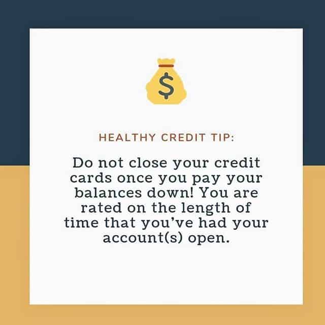 Healthy Credit Tips Overview